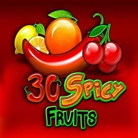 30 Spicy Fruits game by Amusnet Interactive – logo hosted on Oranje Palace Casino