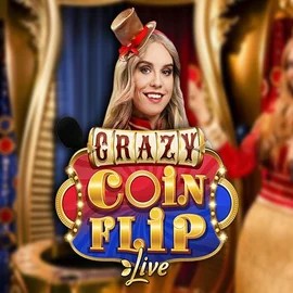 Official Live Casino logo: Crazy Coin Flip by Evolution at Oranje Palace Casino