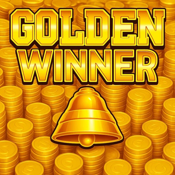 Golden Winner slot logo by Inspired Gaming at Oranje Palace Casino