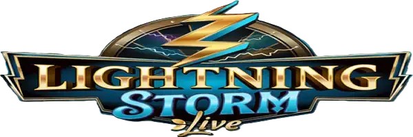 Lightning Storm logo by Evolution at Oranje Palace Casino