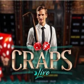 Official Live Casino logo: Live Craps by Evolution at Oranje Palace Casino