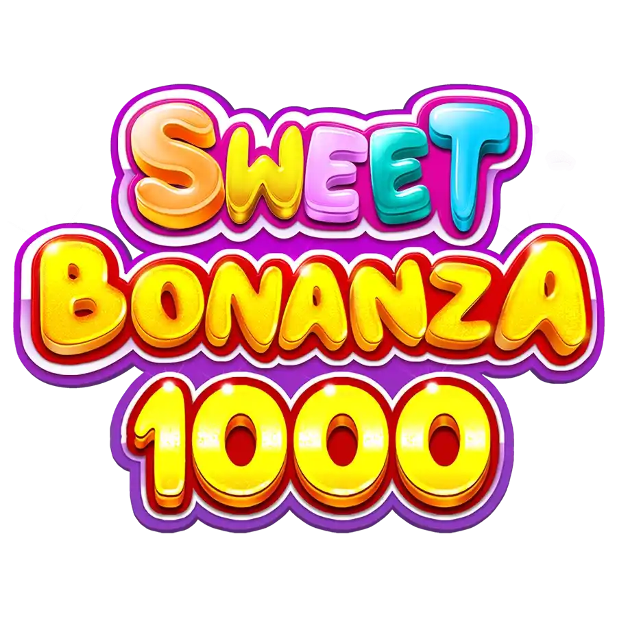 Sweet Bonanza 1000 online game logo by Pragmatic Play on oranje-palacecasino.co.nl